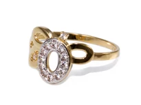 Köves fantázia arany gyűrű 