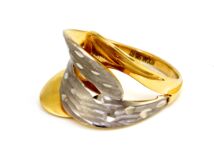 Bicolor női arany gyűrű