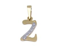 Bicolor arany "Z" betű medál