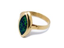 Opál köves arany gyűrű