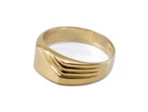 Mintás arany pecsétgyűrű