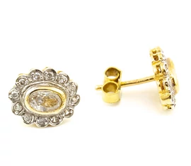 Bedugós arany fülbevaló