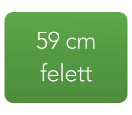 59 cm felett