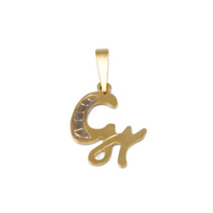 Arany "Gy" betű medál