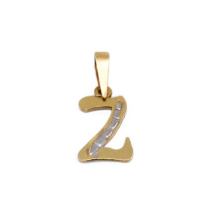 Bicolor arany "Z" betű medál