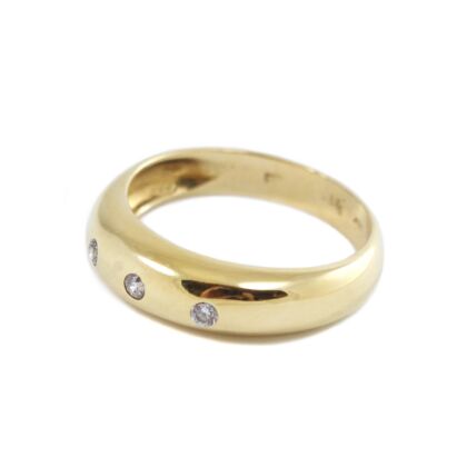 Három köves arany gyűrű