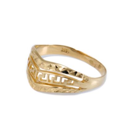 Áttört vésett Viktóriás arany gyűrű