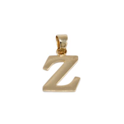 Fényes "Z" betű arany medál