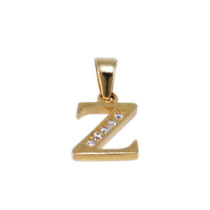 Köves "Z" betű medál
