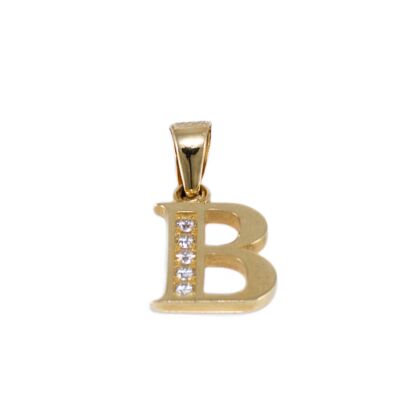 Köves "B" betű medál