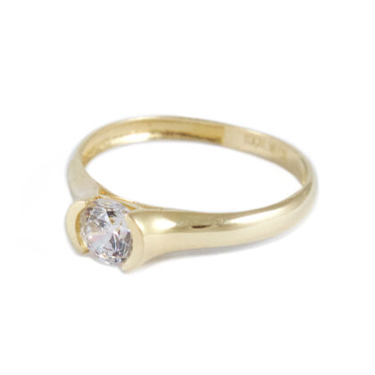 Sárga arany női gyűrű