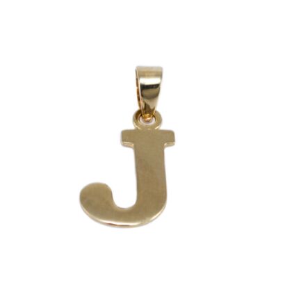 Fényes "J" betű arany medál