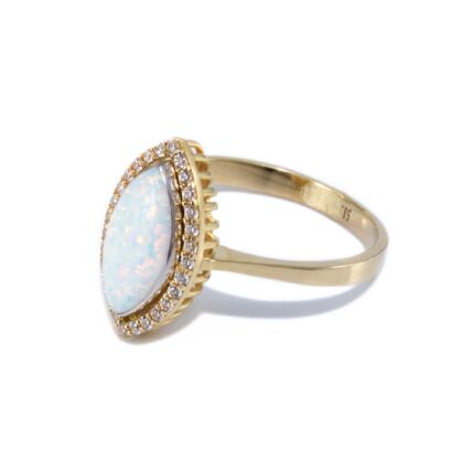Opál köves arany gyűrű 