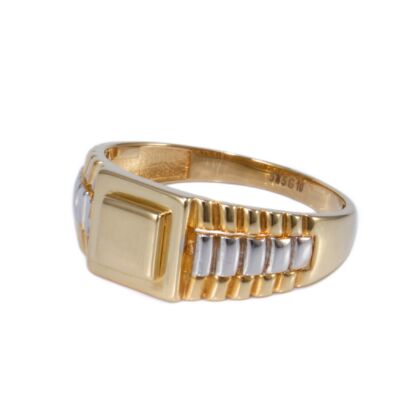 Bicolor arany pecsétgyűrű
