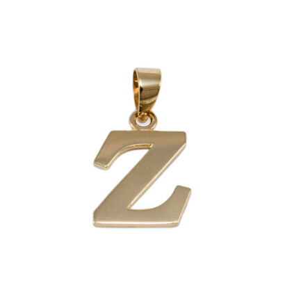 Fényes "Z" betű arany medál