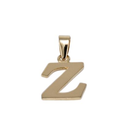 Fényes "Z" betű arany medál 