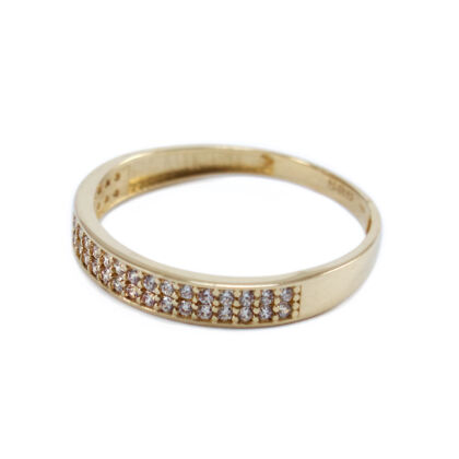 Sárga arany női gyűrű
