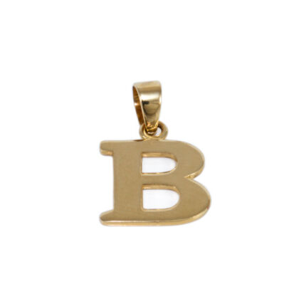 Fényes "B" betű arany medál