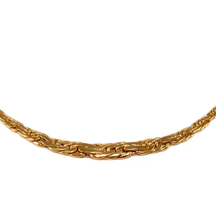 Új arany bicolor vésett nyakék Új arany bicolor vésett nyakék