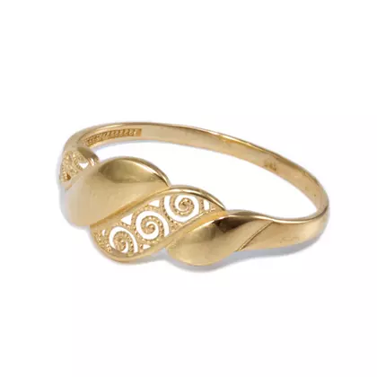 Áttört arany gyűrű