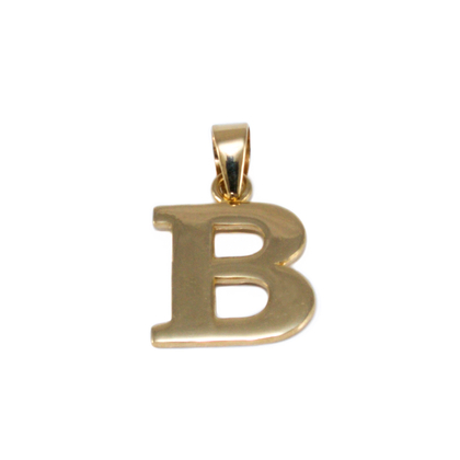 Fényes "B" betű arany medál