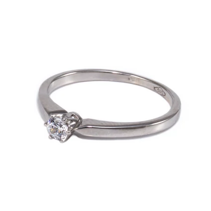 Köves fehérarany eljegyzési gyűrű Köves fehérarany eljegyzési gyűrű