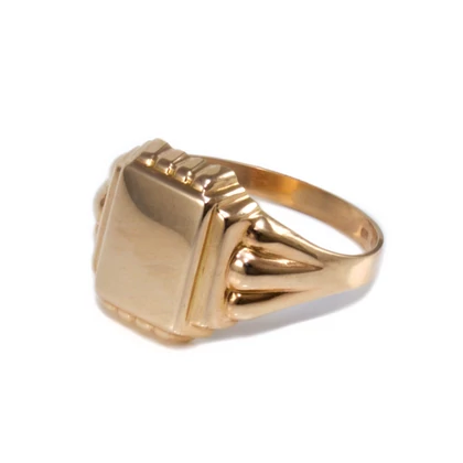 Fényes arany pecsétgyűrű Fényes arany pecsétgyűrű