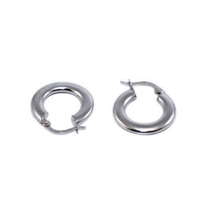 Fehérarany karika fülbevaló