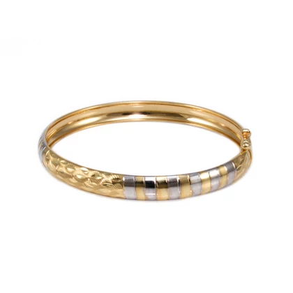 Fényes és matt mintás bicolor arany karreif Fényes és matt mintás bicolor arany karreif