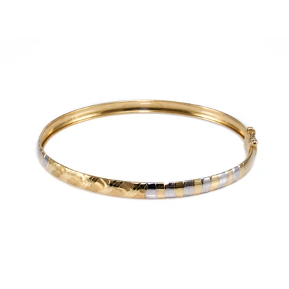 Bicolor vésett matt arany karreif Bicolor vésett matt arany karreif