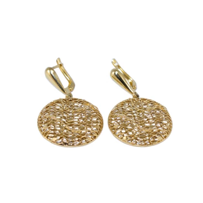 Áttört mintás arany fülbevaló Áttört mintás arany fülbevaló