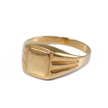 Fényes arany pecsétgyűrű Fényes arany pecsétgyűrű