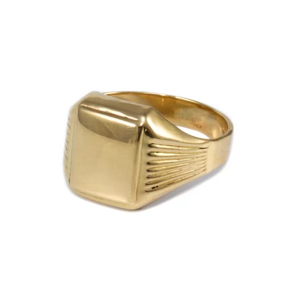 Fényes arany pecsétgyűrű Fényes arany pecsétgyűrű