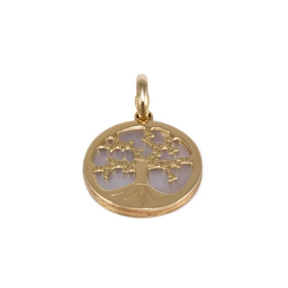 Gyöngyházas arany életfa medál Gyöngyházas arany életfa medál