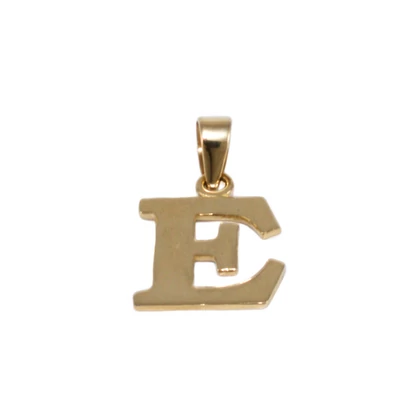 Fényes "E" betű medál