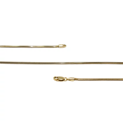 Sárga arany kígyó nyaklánc Sárga arany kígyó nyaklánc