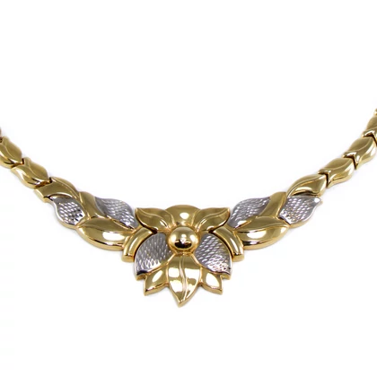 Bicolor arany virágos nyakék Bicolor arany virágos nyakék