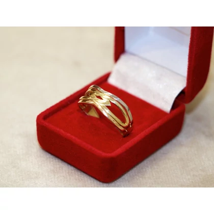 Új arany bicolor fantázia gyűrű Új arany bicolor fantázia gyűrű