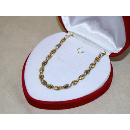 Felújított arany bicolor fantázia lánc Felújított arany bicolor fantázia lánc