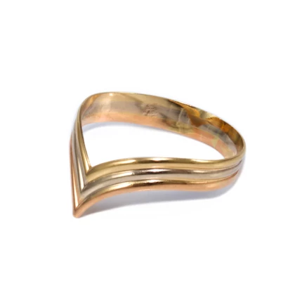 Tricolor Viktóriás arany gyűrű Tricolor Viktóriás arany gyűrű