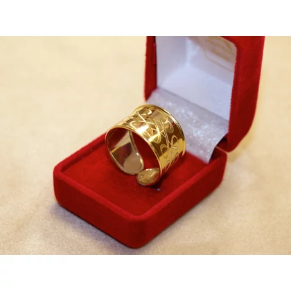 Új arany mintás palást gyűrű Új arany mintás palást gyűrű