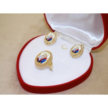 Új arany Máriás gyűrű Új arany Máriás gyűrű