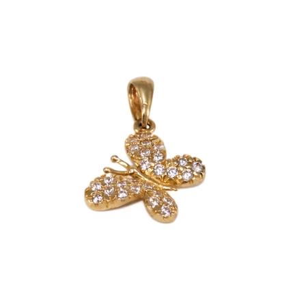 Köves pici pillangó arany medál Köves pici pillangó arany medál