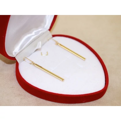 Új arany lógós henger fülbevaló Új arany lógós henger fülbevaló