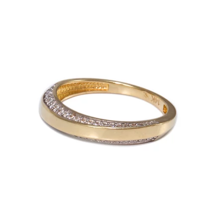 Köves fantázia arany gyűrű 