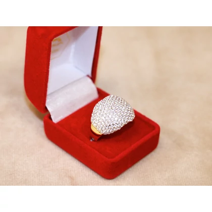 Felújított arany sok köves fantázia gyűrű Felújított arany sok köves fantázia gyűrű