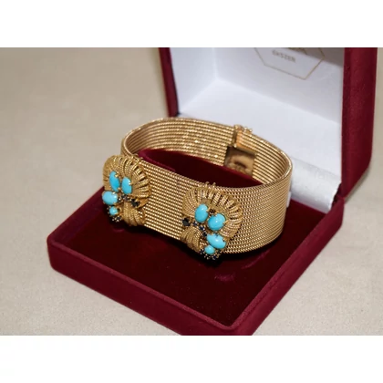 Felújított arany gyémánt köves karlánc