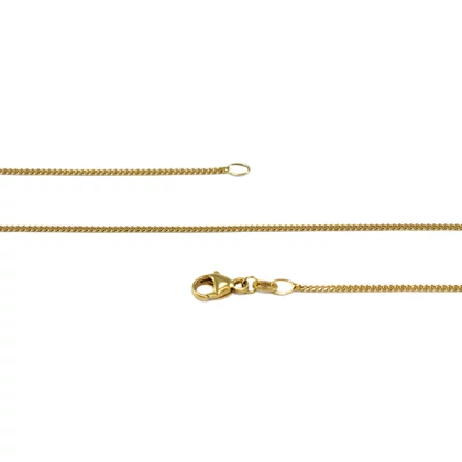 Sárga arany vékony pancer nyaklánc