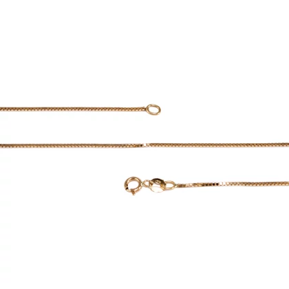 Velencei kocka arany nyaklánc 