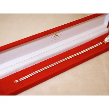 Új arany 2 kősoros karlánc Új arany 2 kősoros karlánc